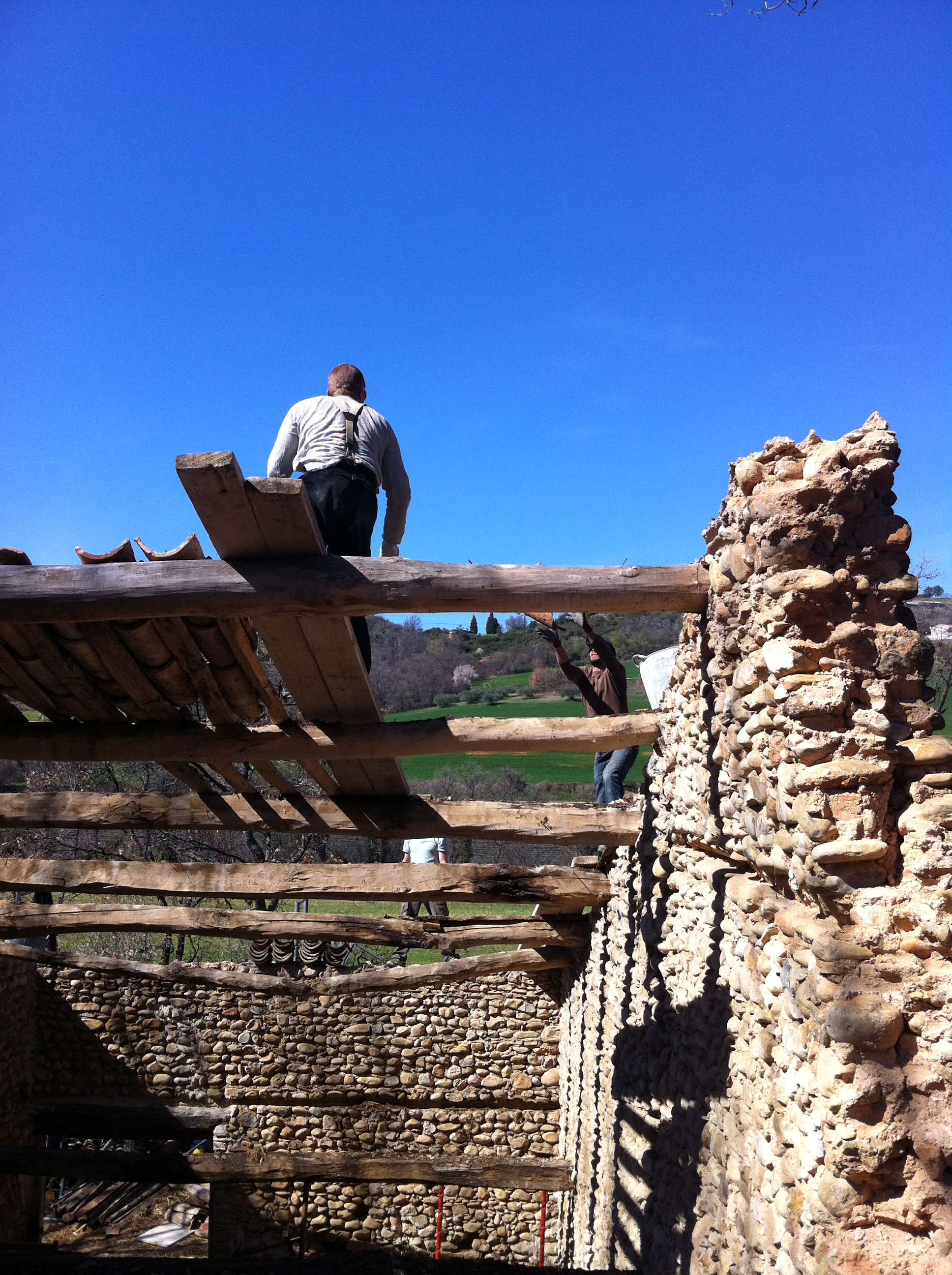 Travaux sur la toiture